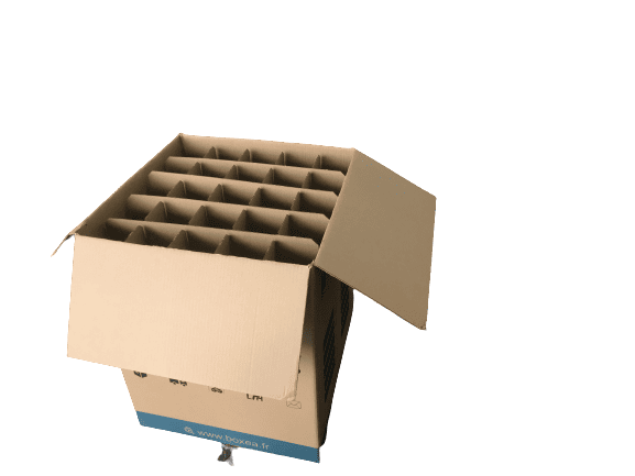 CROISILLON VERRES x75 (+ carton XL) - BOXEA